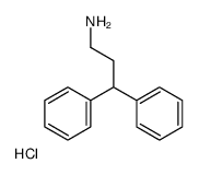 3,3-diphenylpropan-1-amine,hydrochloride Structure