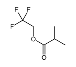 Propanoic acid, 2-Methyl-, 2,2,2-trifluoroethyl ester structure