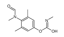 [4-[formyl(methyl)amino]-3,5-dimethylphenyl] N-methylcarbamate Structure