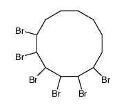 1,2,3,4,5,6-hexabromocyclododecane结构式