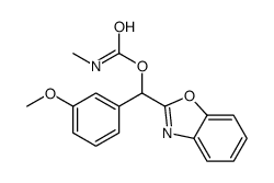 [1,3-benzoxazol-2-yl-(3-methoxyphenyl)methyl] N-methylcarbamate结构式