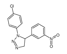 1-(4-chlorophenyl)-5-(3-nitrophenyl)-4,5-dihydrotriazole Structure