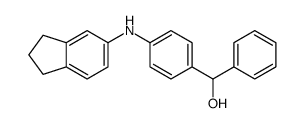 [4-(2,3-dihydro-1H-inden-5-ylamino)phenyl]-phenylmethanol Structure