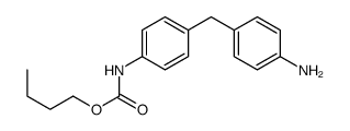 butyl N-[4-[(4-aminophenyl)methyl]phenyl]carbamate结构式