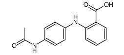 N-(4-acetylamino-phenyl)-anthranilic acid结构式