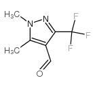 1,5-二甲基-3-(三氟甲基)-1H-吡唑-4-甲醛结构式
