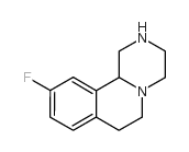 10-fluoro-2,3,4,6,7,11b-hexahydro-1h-pyrazino[2,1-a]isoquinoline Structure