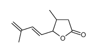 4-methyl-5-(3-methylbuta-1,3-dienyl)oxolan-2-one Structure