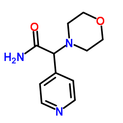2-(4-Morpholinyl)-2-(4-pyridinyl)acetamide结构式