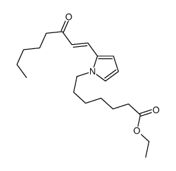 ethyl 7-[2-(3-oxooct-1-enyl)pyrrol-1-yl]heptanoate Structure