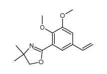 3-(4,5-dihydro-4,4-dimethyl-2-oxazolyl)-4,5-dimethoxystyrene Structure