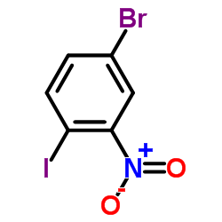 4-Bromo-1-iodo-2-nitrobenzene structure