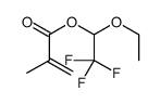 (1-ethoxy-2,2,2-trifluoroethyl) 2-methylprop-2-enoate Structure