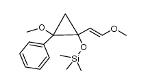 (E)-(2-methoxy-1-(2-methoxyvinyl)-2-phenylcyclopropoxy)trimethylsilane Structure