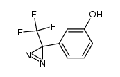 3-(Trifluoromethyl)-3-(3-hydroxyphenyl)diazirine结构式