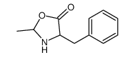 4-benzyl-2-methyl-1,3-oxazolidin-5-one结构式