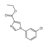 ethyl 1-(3-chlorophenyl)imidazole-4-carboxylate Structure