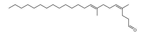 4,8-dimethyldocosa-4Z,8Z(E)-dien-1-al结构式