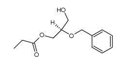 1-O-propionyl-2-O-benzylglycerol结构式