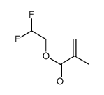 2,2-difluoroethyl 2-methylprop-2-enoate结构式