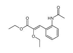 ethyl 2-acetylamino-α-ethoxycinnamate结构式