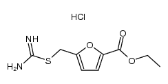 2-(5-ethoxycarbonylfurfuryl)thiuronium chloride Structure