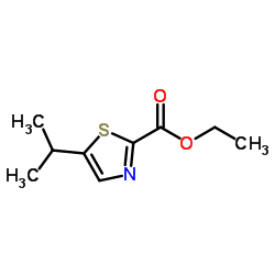 Ethyl 5-isopropyl-1,3-thiazole-2-carboxylate结构式