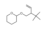 2-((2-(tert-butyl)but-3-en-1-yl)oxy)tetrahydro-2H-pyran结构式