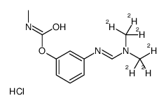 [3-[[bis(trideuteriomethyl)amino]methylideneamino]phenyl] N-methylcarbamate,hydrochloride结构式