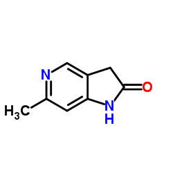 6-Methyl-5-aza-2-oxindole Structure
