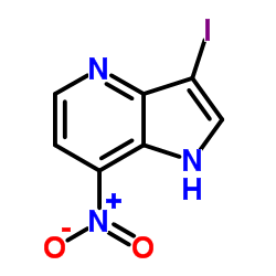 3-Iodo-7-nitro-1H-pyrrolo[3,2-b]pyridine picture