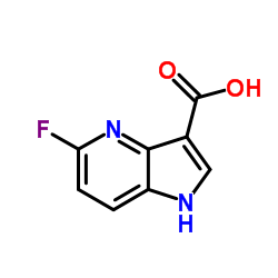 5-Fluoro-4-azaindole-3-carboxylic acid structure