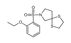 7-(2-ethoxyphenyl)sulfonyl-1,4-dithia-7-azaspiro[4.4]nonane Structure