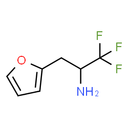 1,1,1-trifluoro-3-(furan-2-yl)propan-2-amine structure