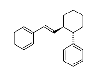 trans-1-phenyl-2-<(1E)-2-phenylethenyl>cyclohexane结构式