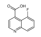 5-氟喹啉-4-羧酸结构式