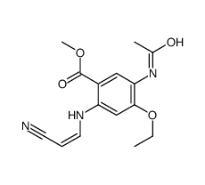 methyl 5-acetamido-2-[[(E)-2-cyanoethenyl]amino]-4-ethoxybenzoate Structure