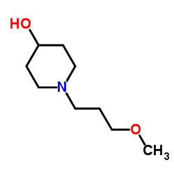 1-(3-甲氧基丙基)-4-哌啶醇结构式