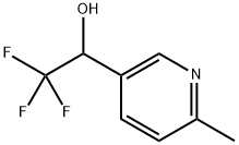 3-Pyridinemethanol, 6-methyl-α-(trifluoromethyl)-结构式