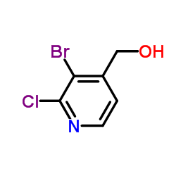 (3-Bromo-2-chloropyridin-4-yl)methanol结构式