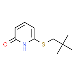 2(1H)-Pyridinone,6-[(2,2-dimethylpropyl)thio]-(9CI)结构式