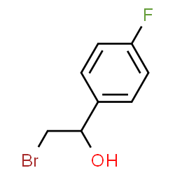 (1S)-2-bromo-1-(4-fluorophenyl)ethanol structure