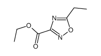 5-乙基-1,2,4-噁二唑-3-羧酸乙酯结构式