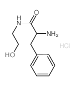 2-Amino-N-(2-hydroxyethyl)-3-phenylpropanamide hydrochloride Structure