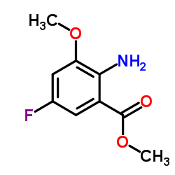 Methyl 2-amino-5-fluoro-3-methoxybenzoate Structure