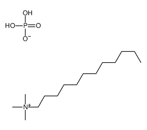 dihydrogen phosphate,dodecyl(trimethyl)azanium结构式