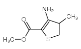 4-methyl-3-amino-2-(methoxycarbonyl)-4,5-dihydrothiophene structure