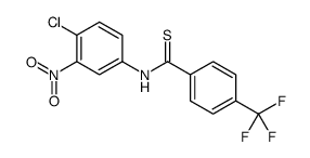N-(4-Chloro-3-nitrophenyl)-4-(trifluoromethyl)benzothioamide Structure