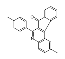 7H-Indeno(2,1-c)quinolin-7-one, 2-methyl-6-(4-methylphenyl)-结构式