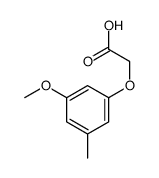 2-(3-methoxy-5-methylphenoxy)acetic acid Structure